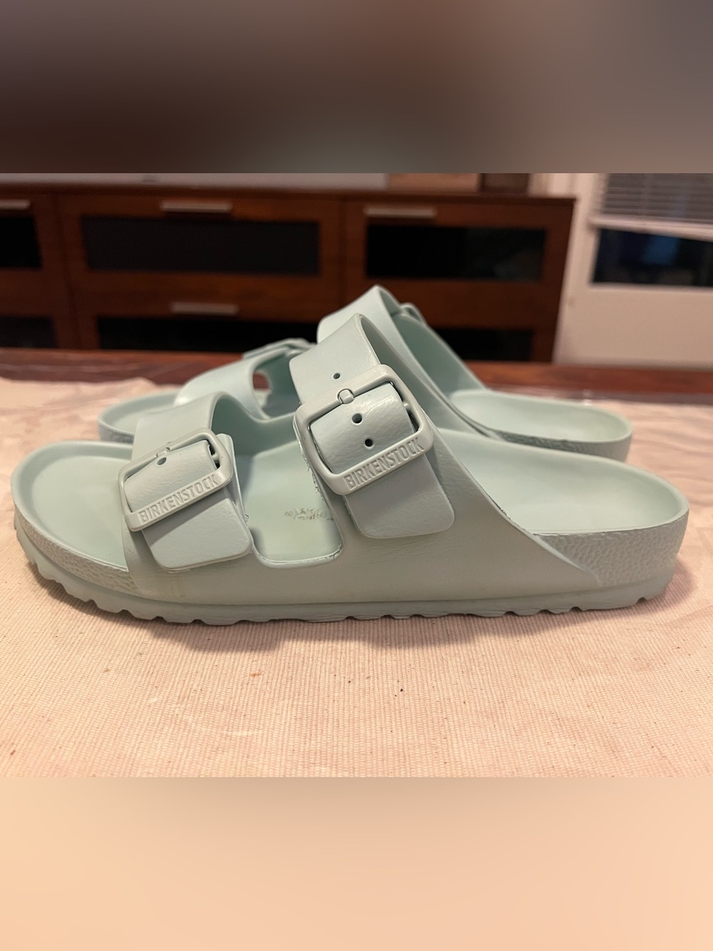 Birkenstock Arizona EVA Sandals Mint Green Sz 39 L 8 M 6
